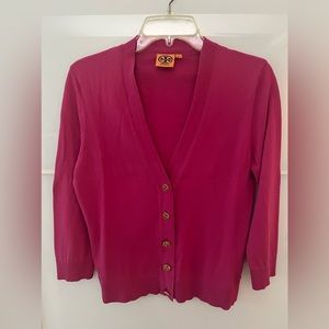 Tory Burch Simone Lightweight Cotton Cardigan